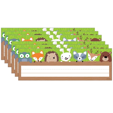 Creative Teaching Press Woodland Friends Name Plate, 36 Pieces, PK6 4400